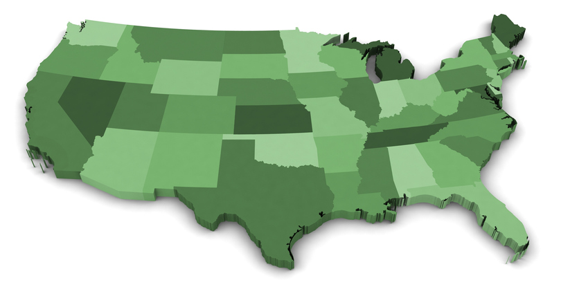 US States Map